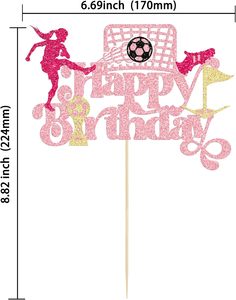 1 Pieza Decoración <span class=keywords><strong>para</strong></span> Pastel de Cumpleaños de Fútbol, Adorno Brillante de Jugador de Fútbol <span class=keywords><strong>para</strong></span> Pastel, Decoraciones <span class=keywords><strong>para</strong></span> Fiestas Deportivas de <span class=keywords><strong>Hombres</strong></span>, Mujeres, Niños y Niñas - Product Image 2