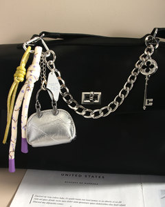 Borsa a catena a cinque punte con ciondolo a forma di stella intrecciata con ciondolo in corda di lusso leggero e alla moda - Product Image 6