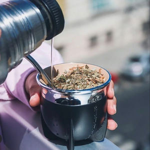 Xícara de chá de aço inoxidável para abóbora <span class=keywords><strong>mate</strong></span>, copo de 280ml personalizado com parede dupla isolada, copo de erva-<span class=keywords><strong>mate</strong></span> - Product Image 5