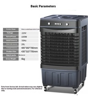 Climatiseur portable 20L-30L avec moteur 220V offrant confort et commodité