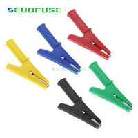 Offre Spéciale 30A pince de Test de batterie 10mm pince crocodile pour fiche banane multimètre stylo câble sondes pince crocodile