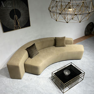 यूरोपीय शैली मॉड्यूलर घर फर्नीचर सोफे लिविंग रूम फर्नीचर लक्जरी आधुनिक लाउंज सूट बुलिंग कोने घुमावदार सोफे सेट - Product Image 3
