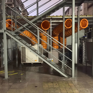 Tuyau de <span class=keywords><strong>conduit</strong></span> d'air de pression négative de <span class=keywords><strong>conduit</strong></span> de Ventilation Flexible en PVC ignifuge pour le système de refroidissement d'usine de mine de tunnel - Product Image 4