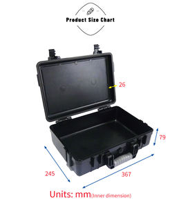 중국 공장 직접 방수 하드 플라스틱 방수 도구 케이스 거품 맞춤형 도구 케이스 - Product Image 2