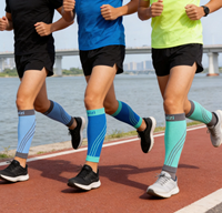 Manchons de compression sportifs OEM, attelles élastiques respirantes pour le soulagement de la douleur lors des entraînements sportifs