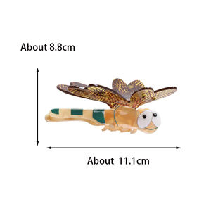 Japanische und koreanische 11,1 cm Cartoon Libelle Haar Klaue Clips Niedliche Tierhaar Abschnitt Clip Mode Haars pangen - Product Image 6