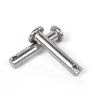 China Factory Stainless steel U-shaped pin flat head pin with hole customized as non-standard