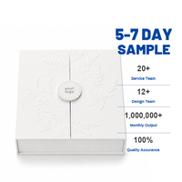 Boîte cadeau rigide de luxe recyclable avec fermeture magnétique, gaufrage en mousse EVA et impression offset pour produits de beauté