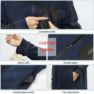 سترة كهربائية قابلة للشحن للاستخدام الخارجي، ملابس دافئة مع خاصية التنفس، متوفرة بمقاسات كبيرة - Product Image 3