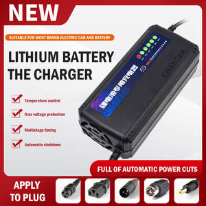 Chargeur de batterie au lithium 72V 30-32AH AC/DC pour vélo électrique, nouveau, intelligent à six voyants, arrêt automatique complet - Product Image 5