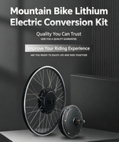 Kit de roue avant pour vélo électrique 20-29 pouces, moteur 48V 1000W, kit de conversion VTT, dropout : 100 mm avec écran SW900