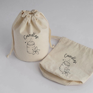 Sac cadeau en mousseline réutilisable et écologique avec cordon de serrage, logo personnalisé imprimé, coton recyclable, couleur et taille personnalisées, 4 pouces - Product Image 5