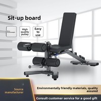 Appareil d'exercice multifonctionnel commercial pour abdominaux et haltères, banc de musculation complet
