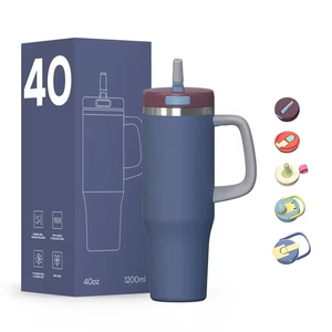 40oz Tumbler Water Bottles Stainless Steel Mugs Trending Travel Sublimated Vacuum Tumbler <b>Cup</b> Mug - Product Image 4