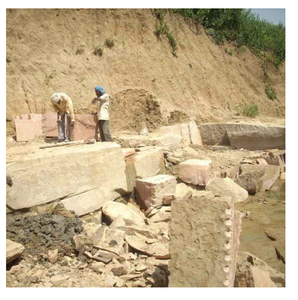 Dalles de pierre naturelle en grès jaune de Lalitpur pour revêtement mural, sol, design extérieur, cour, terrasse, allée - Product Image 3