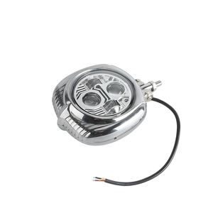 Faro LED Retro para Motocicleta, 30w-40w, IP67 Impermeable, Lente de Vidrio Transparente, E9, para Harley, Honda, Yamaha, <span class=keywords><strong>Kawasaki</strong></span>, Bobber, <span class=keywords><strong>Cafe</strong></span> <span class=keywords><strong>Racer</strong></span> - Product Image 2