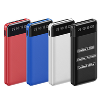 HYTO OEM Gifts 10000Mah Mini Power Bank Dual Usb 5v2a Batterie externe Chargeur portable Ultra fin Rohs Power Bank 10000mah