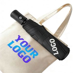 Uv <b>Umbrella</b> Logo Wholesale Business Gift Promo <b>Windproof</b> Portable Folding Mini Automatic <b>Umbrellas</b> With Pouch - Product Image 1