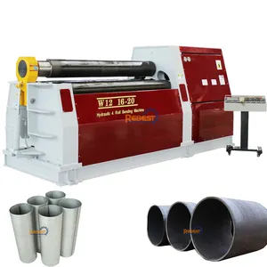 W11S hydraulic plastic sheet roll bending machine, plate bending machine 4 roll, plate bending machine heavy duty