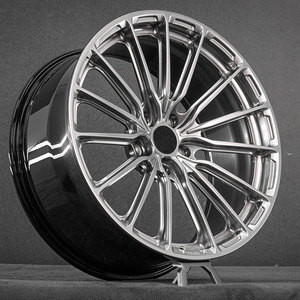 Rines Forjados Personalizados Totalmente Plateados de 17" 18" 19" 20" 21" 5x100 5x105 5x108 5x110 5x112 5x114.3 5*120 para Autos de Pasajeros - Product Image 1