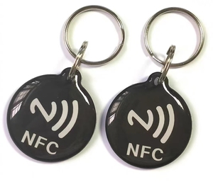 <span class=keywords><strong>Code</strong></span> <span class=keywords><strong>de</strong></span> numéro <span class=keywords><strong>de</strong></span> série personnalisé 13.56mhz Rfid personnalisé 213 étiquettes Nfc porte-clés <span class=keywords><strong>de</strong></span> sécurité - Product Image 5