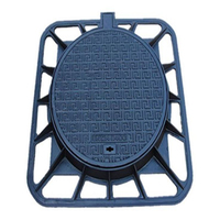 Couvercle de manhole en fonte ductile de haute qualité de la marque chinoise Odai Jiaxing pour installations routières, poli/peint par poudrage, services personnalisés