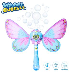 Neuheit Toy Electric Music Magic Kunststoff Bubble Wand Kinder LED leuchten Blasen Stick Bubble Machine für Party