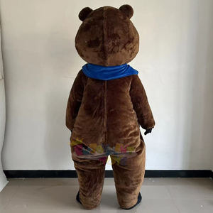 Costumi Mascotte Personalizzati di Animali Cartoon, <span class=keywords><strong>Costume</strong></span> da Castoro Marrone Scuro per Adulti, per Feste di Carnevale e Promozioni - Product Image 6