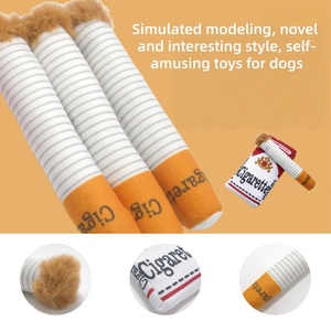 Evcil Köpek Aksesuarları Sigara Kutusu Şekli Konuşan Şeyler Yüksek Kaliteli Plüsyon Köpek Chew Oyunu - Product Image 5