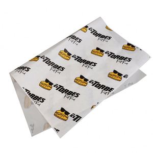 Papel Antigrasa Desechable Personalizable con Revestimiento de PE a Prueba de Aceite para Envolver Hamburguesas, Sándwiches, Galletas, Pan y Alimentos - Product Image 6