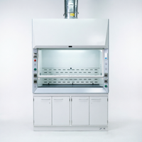 Hotte de laboratoire tout acier avec système d'air frais pour une évacuation contrôlée et une ventilation plus sûre des laboratoires chimiques