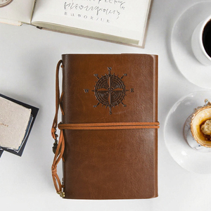 Diario de Cuero Repujado Vintage, Cuaderno Espiral Recargable, Agenda, Diario de Viaje, Regalo - Product Image 3