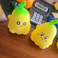 Mainan Simulasi Musik Big Mac dan Big Banana Pinch untuk Meredakan Stres, Bentuk Buah Pir, Melon Musim Dingin, Madu, dan Nangka.