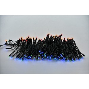 180 luces LED multicolor con temporizador, funcionan con pilas, uso interior/exterior, 9 m + 30 cm - Product Image 1