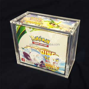 Boîte de boosters Pokémon en acrylique magnétique anti-UV, édition anglaise Ascended <span class=keywords><strong>Heroes</strong></span> 1ère édition, One Piece, pour TCG <span class=keywords><strong>Magic</strong></span> the Gathering - Product Image 4