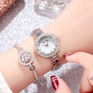 Wholesale Elegant Women Gift <strong>Set</strong> Crystal Bracelet Quartz <strong>Watch</strong> <strong>Set</strong> - Product Image 3