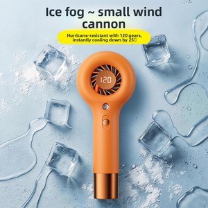 Autre nouveau mini-ventilateur portable avec une longue autonomie de batterie, un fonctionnement silencieux, une turbine puissante et une fonction humidificateur à brumisation portable. - Product Image 6