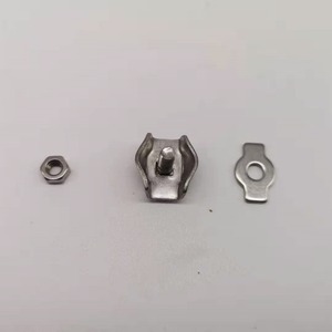 Collier de serrage simple en acier inoxydable 316 pour câble métallique, type plaque, M3 M4 M5 M6 10mm, pour usage général - Product Image 3