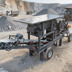 10 Tonnen pro Stunde Tragbarer Mobiler Mini-Dieselmotor-Backenbrecher für den Bergbau und Einfach zu Bedienen - Product Image 4