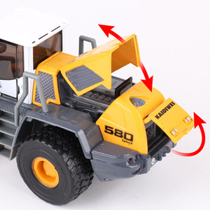 1:50 Schaal Die-cast Speelgoedvrachtwagen Heftruck Metalen Bulldozer Modelvoertuig Legering Truck - Product Image 2