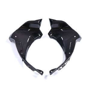 Juego Completo de Accesorios de Fibra de Carbono para Motocicleta Kawasaki ZX6R 636, Guardabarros, Brazos Oscilantes - Product Image 1