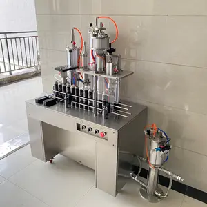 Çırpılmış krema dolum makinası aerosol kap dolum makinası