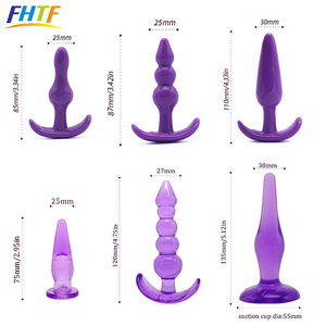 Piccoli tappi anali in <span class=keywords><strong>Silicone</strong></span> Set 6 pezzi vaginale <span class=keywords><strong>anale</strong></span> Trainer Gay masturbazione strumenti portatili Sex Toys - Product Image 4