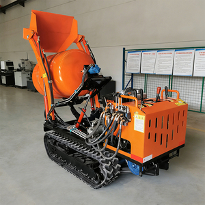 Prix d'usine Bétonnière portative avec pompe, Bétonnière automotrice sur chenilles à déchargement automatique - Product Image 2