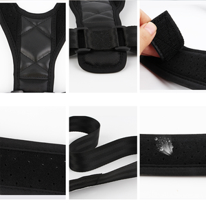 Wholesale XSSHAPE Best Soft Adjustable Breathable Neoprene <strong>Upper</strong> Shoulder Posture Correction <strong>Back</strong> <strong>Support</strong> for Men and Women - Product Image 4