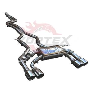 Système d'échappement Catback Vortex SS304 à double soupape à vide pour BMW F87 M2 N55 3.0T 2014-2018, kit de tuning avec silencieux quadruple - Product Image 2