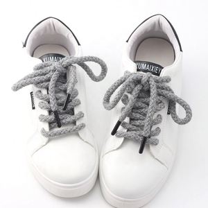 Lacets de chaussures en coton <span class=keywords><strong>et</strong></span> chanvre colorés Hf 6-7mm, corde torsadée épaisse en lin pour SB <span class=keywords><strong>Dunk</strong></span> <span class=keywords><strong>Low</strong></span> AF1 - Product Image 2