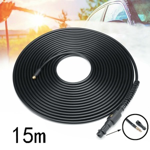 Elektrische 1000W Hochdruck-Auto waschanlagen Kompatibel 10 15 20 Meter Kunststoff-Kanalablauf-Wasser reinigungs schlauch für <span class=keywords><strong>Huter</strong></span> & Anlu - Product Image 6