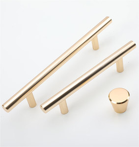 Innovative GQK Home Decor Gold Color Zinc Alloy Brass <b>Door</b> <b>Pull</b> <b>Handle</b> New Listing Selling Well for Kitchen Cabinets & Dressers - Product Image 1