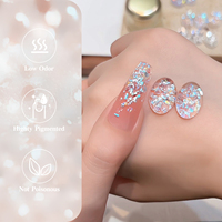 Missgooey Vernis Gel Pailleté Irisé Holographique Réfléchissant Effet Flash, Soak Off, Sans HEMA, Vente en Gros, Marque Privée, Pour Salons de Manucure